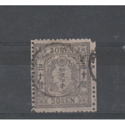 416 - Japan 1872 - SG60 F/used 3s black, cat value £100