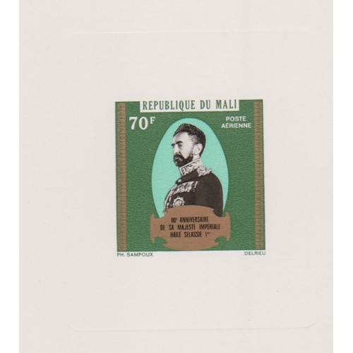 465 - Mali - 1972  80th Birthday Emperor Haili Selassie 70Fr, SG371, Die-Proof in issued colours.