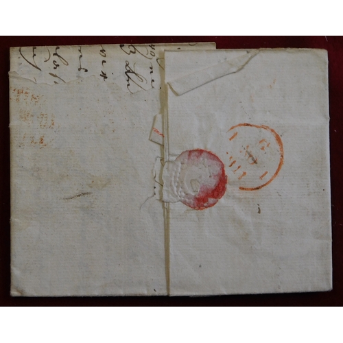 5 - Great Britain 1811 - EL dated 29th Oct 1811 leith posted to London, manuscript 2, partial red? 1811 ... 