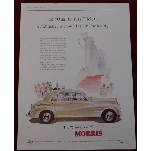 516 - Morris Motors 1950 - Full page colour advertisementThe 'Quality First' Morris 8.1/2