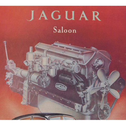 517 - Jaguar 1951 - Full page colour advertisement ' The Mark VII Jaguar Saloon Powered by the World-famou... 