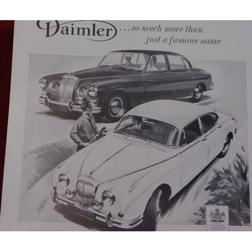 520 - Daimler - Stand 146 Earls Court 1965 - Full page black and white adertisement ' So Much More than a ... 