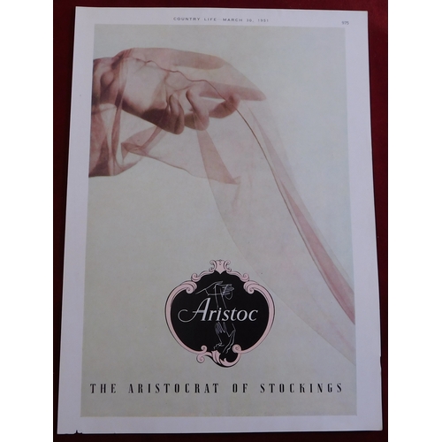 550 - Aristoc 1951 - Full page advertisement 'The Aristocrat of Stockings' 9