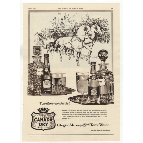 569 - Canada Dry Ginger Ale/Tonic Water 1959-full page black and white advertisement 10