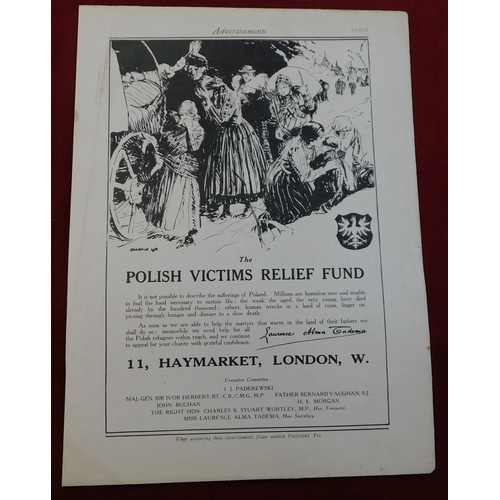 582 - Polish Victims Relief Fund 1919 - Full page appeal for support 7