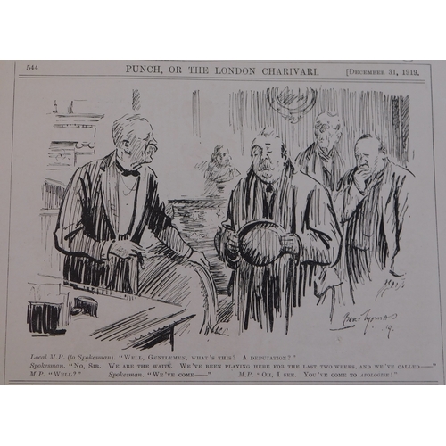 601 - Unionist Party Home Rule Scheme 1919 - Punch Political Cartoon, full page 'All Done By Kindness' - E... 