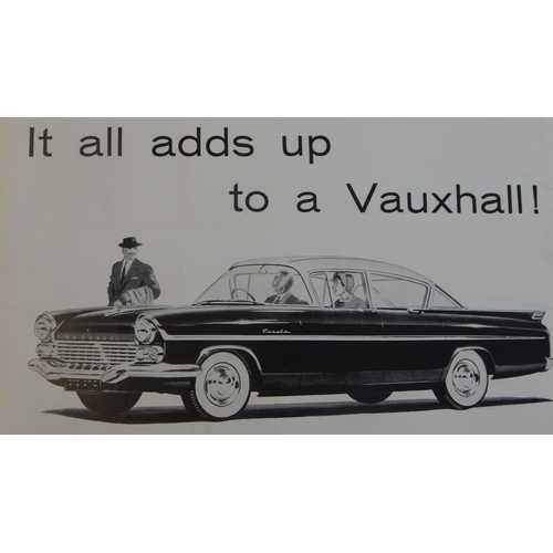 680 - Vauxhall Motors 1953 - 'Vauxhall Cresta - Full page advertisement, with price for Victor, Valox & Cr... 