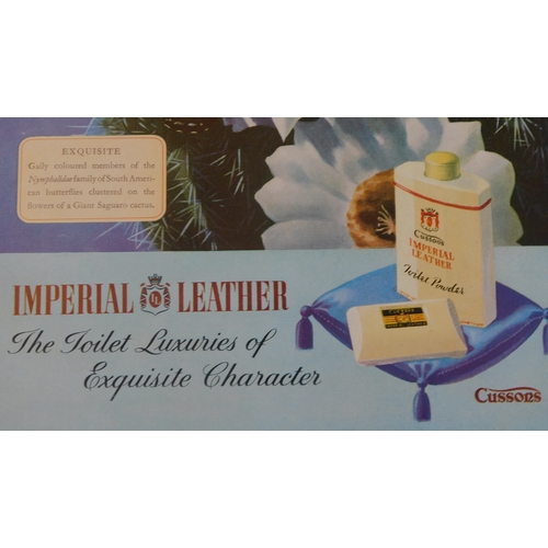 681 - Imperial Leather 1951 - Cussons full page colour advertisement, 'The Toilet Luxuries of Exquisite Ch... 