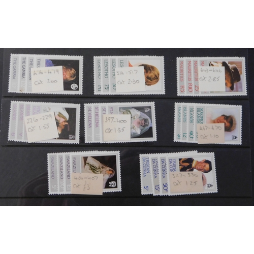 88 - British Commonwealth 1974 - Churchill Centenary, group of u/m stamp sets and miniature sheets, all d... 