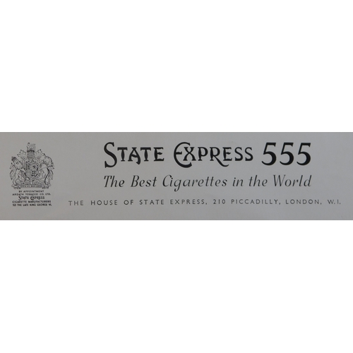 910 - State Express Cigarettes 1954-full page colour advertisement-State Express 555'-lady smoking 10