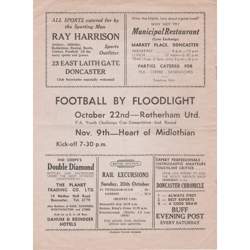 152 - A collection of 4 programmes from friendly matches in the 1950s between English and Continental team... 