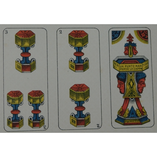 10 - Playing Cards, Edoardo Pignalosa-Napoli 1940s (uncut playing cards) very good condition