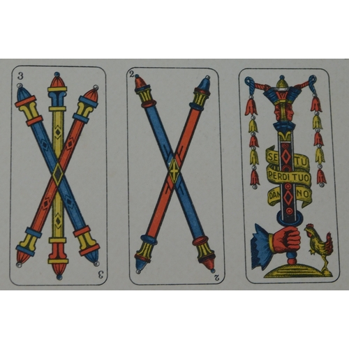 10 - Playing Cards, Edoardo Pignalosa-Napoli 1940s (uncut playing cards) very good condition