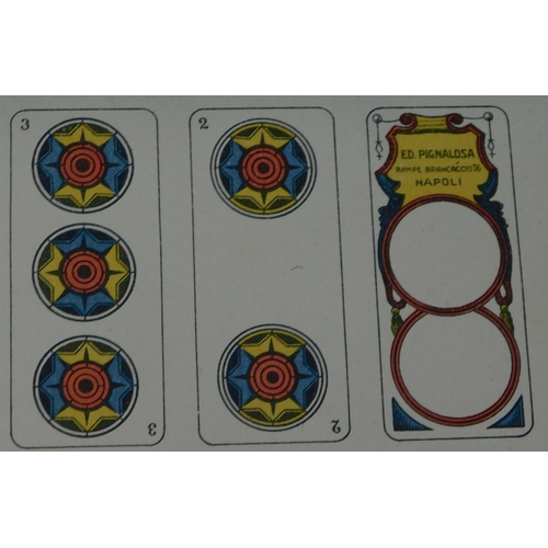 10 - Playing Cards, Edoardo Pignalosa-Napoli 1940s (uncut playing cards) very good condition