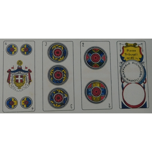 11 - Playing Cards, Edoardo Pignalosa-Napoli 1940s (uncut playing cards) very good condition