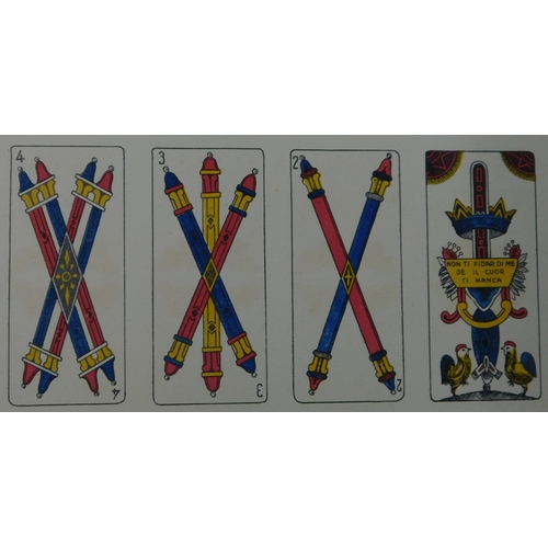 11 - Playing Cards, Edoardo Pignalosa-Napoli 1940s (uncut playing cards) very good condition