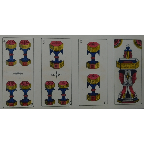 11 - Playing Cards, Edoardo Pignalosa-Napoli 1940s (uncut playing cards) very good condition