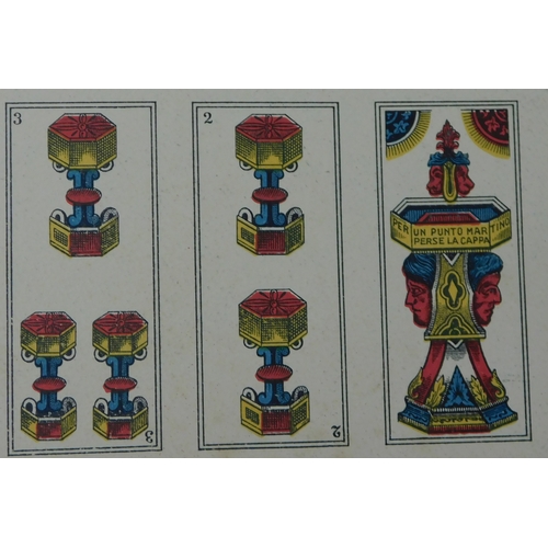 13 - Playing Cards, Edoardo Pignalosa-Napoli 1940s (uncut playing cards) very good condition