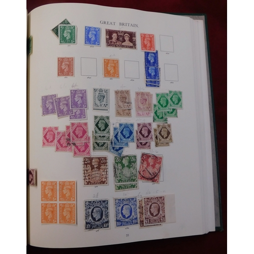 153 - Great Britain collection in a clean Windsor Album 1869-1968 with range of used Queen Victoria and Ed... 