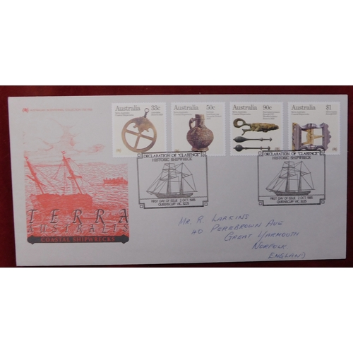 162 - Australia 1982-2003 good collections of First Day Covers to one addressee. Clean lot, includes highe... 