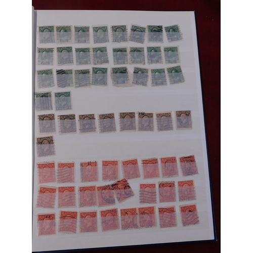 166 - Canada 1911-1950 stockbook of used George V and George VI postage stamps (100's)