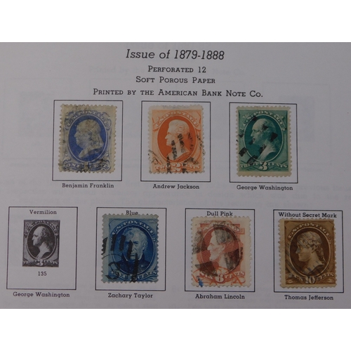 190 - USA 1851-1987 - A very fine used collection in Minkus All American Stamp Album, used early ranges, P... 