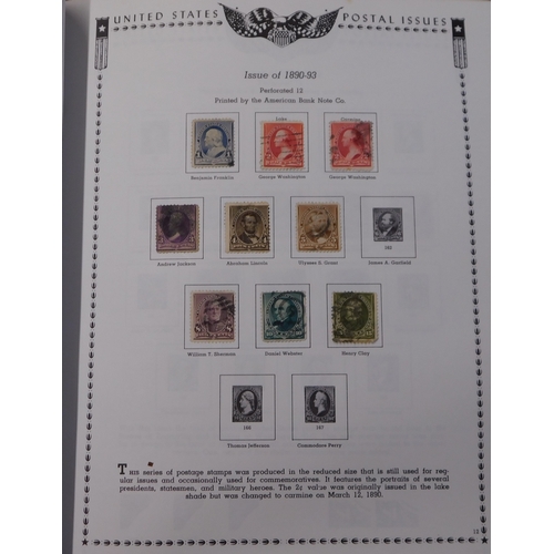 190 - USA 1851-1987 - A very fine used collection in Minkus All American Stamp Album, used early ranges, P... 