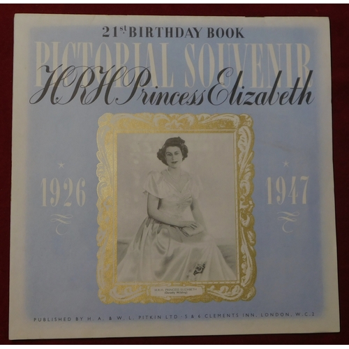 30 - Booklet - Pictorial Souvenir H.R.H Princess Elizabeth 1926-1974, black and white photos, good condit... 