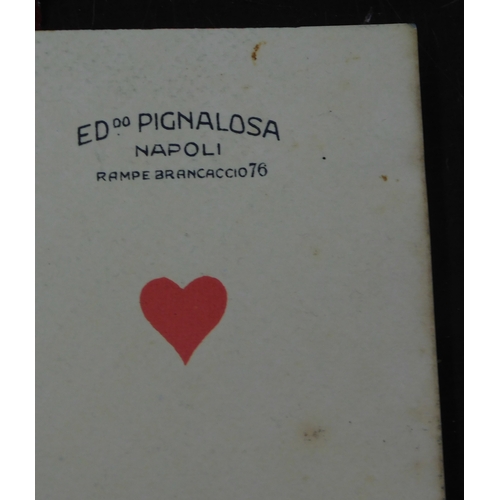 4 - Playing Cards, Edoardo Pignalosa-Napoli 1940s (uncut playing cards) very good condition