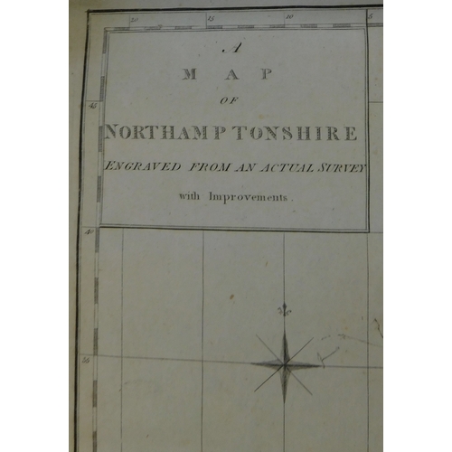 55 - Second Map of  Northamptonshire Engraved from an actual survey with improvements