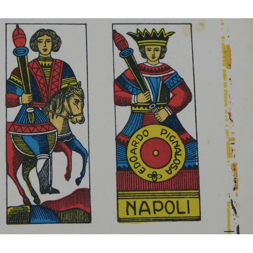 7 - Playing Cards, Edoardo Pignalosa-Napoli 1940s (uncut playing cards) very good condition