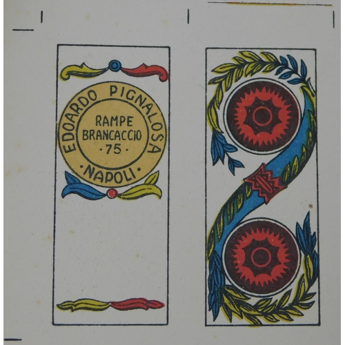 7 - Playing Cards, Edoardo Pignalosa-Napoli 1940s (uncut playing cards) very good condition