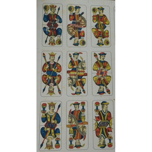 8 - Playing Cards, Edoardo Pignalosa-Napoli 1940s (uncut playing cards) very good condition