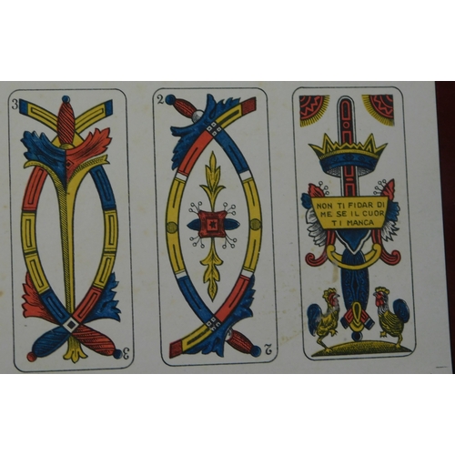 8 - Playing Cards, Edoardo Pignalosa-Napoli 1940s (uncut playing cards) very good condition