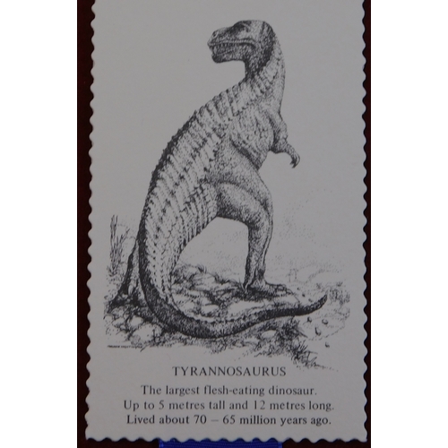 68 - Book Marks (2) - one from Blue Peter national History Museum 1881-1981 depicting tyrannosaurus, one ... 