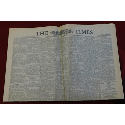 94 - The Times Newspaper 1953 - Mostly advertising, good condition