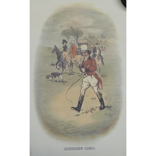 615 - Johnnie Walker Coloured Prints 1820 - Coaching, Skating by Tom Browne, Curling, Hunting, Golfing etc... 