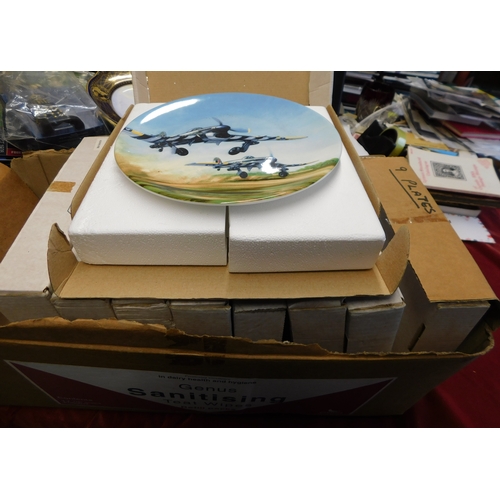 608 - Decorative China Plates - by Coalport 'Aircraft', 8