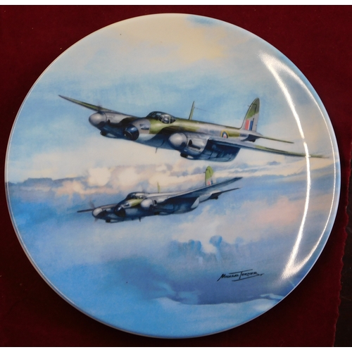 608 - Decorative China Plates - by Coalport 'Aircraft', 8