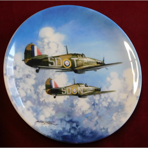 608 - Decorative China Plates - by Coalport 'Aircraft', 8