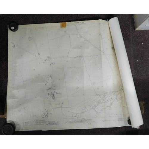 623 - Survey Maps - (3) of Norfolk - (2) Walsingham, (1) Tattersett, fair to good condition