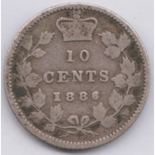 51 - Canada 1837 Bank Token Penny (4) 1882 and 1887 cent (2) fine to GVF (6)