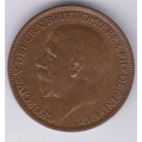 105 - Great Britain 1927 George V Penny, AEF