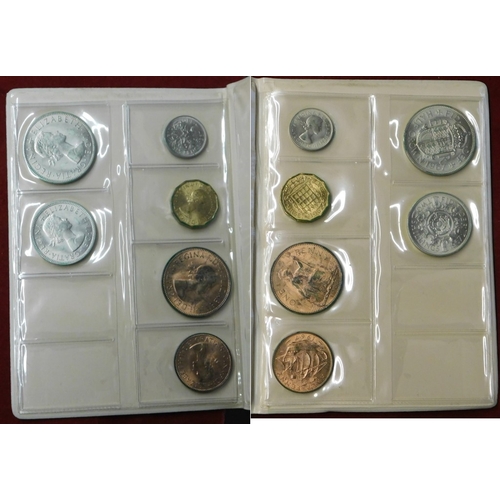 144 - Great Britain 1967 sets of six coins BUNC including 1/2d to 2/6 in attractive wallets (20)