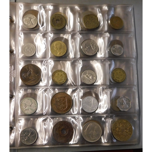 146 - A small foreign collection in an album odd cash etc (120+) together with a basic English collection,... 