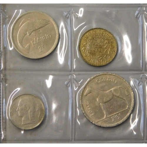 146 - A small foreign collection in an album odd cash etc (120+) together with a basic English collection,... 