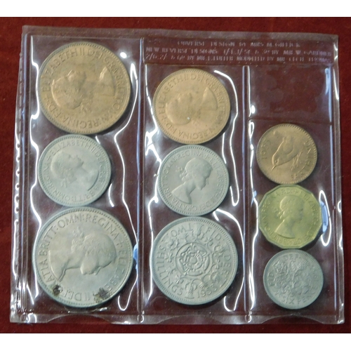 148 - Black Deed box - Ex Estate with quantity of crowns 1953 to recent (100's). Wholesale