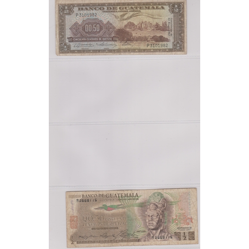 200 - Guatemala - A range from P51 to P98 small lot, mixed condition (9)