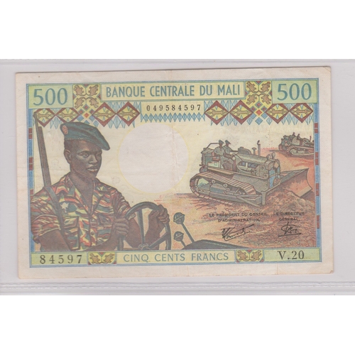 208 - Mali 1973 - 500 Francs, P12, Sigh 8, EF