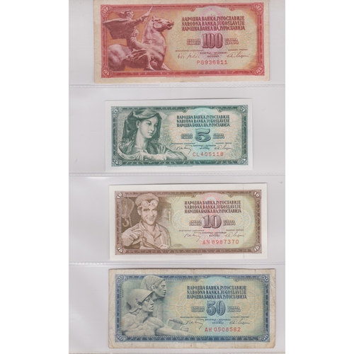 218 - Yugoslavia 1939-2001 - Good collection many later AUNC (87) with 1963, 5000 Dinara P76